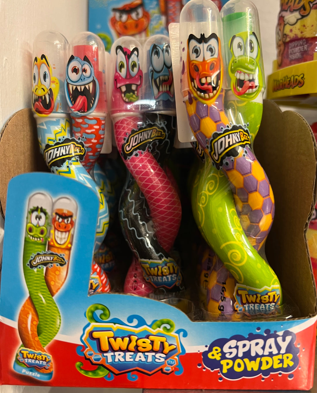 Twisty treat spray & powder £1.50 each