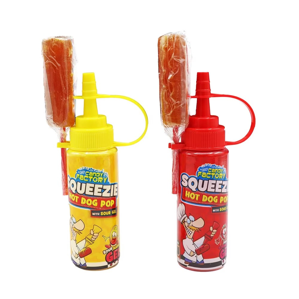 Squeeze hot dog pop £1.50 each