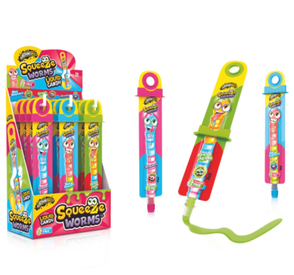 Squeeze worm 50p each