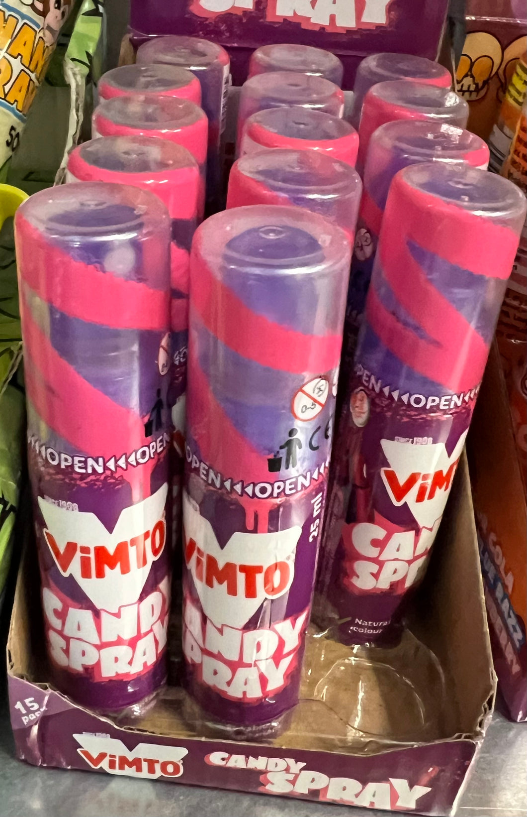 Small Vimto spray £1 each