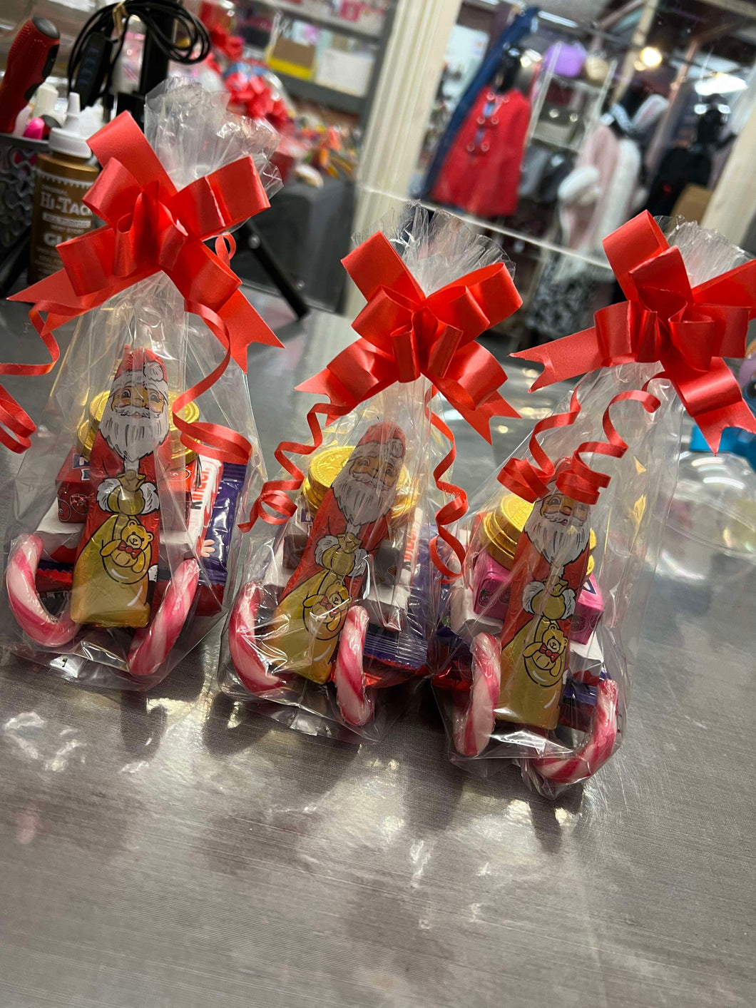 Santa sweet/chocolate sleigh £4 each