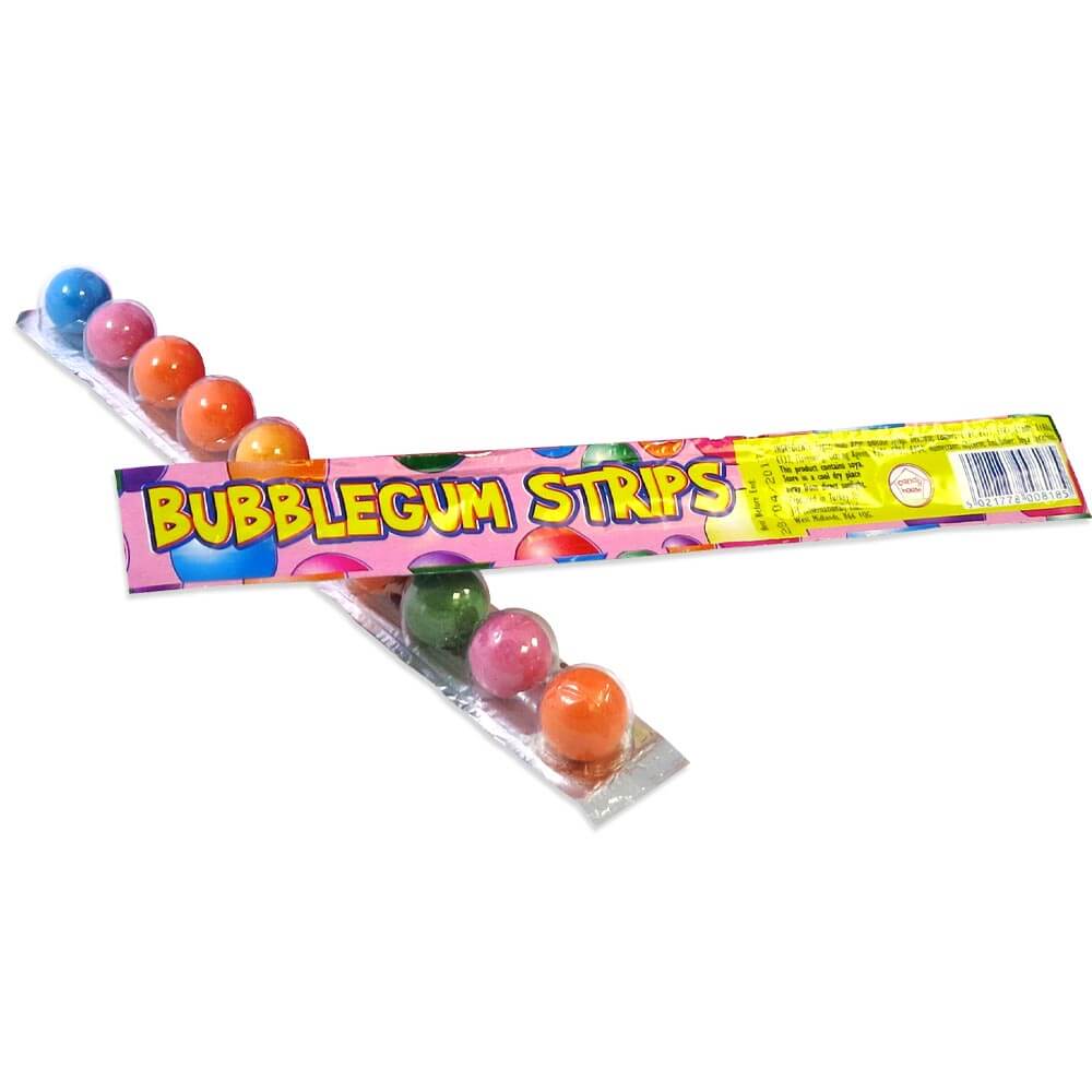 Bubblegum strip 50p each