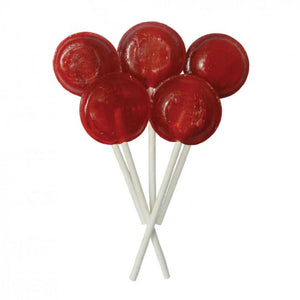 Cherry lolly. 30p each